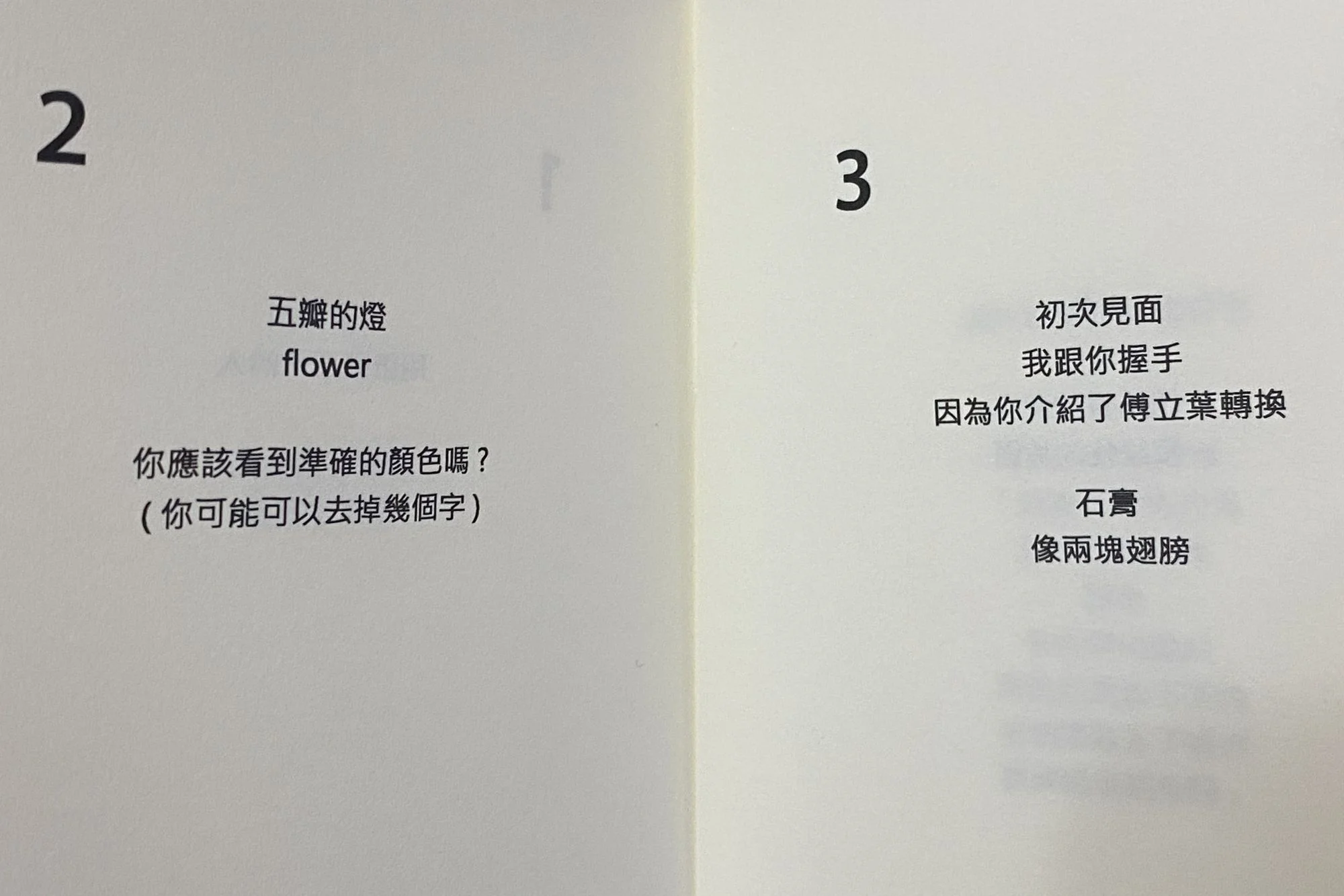 〈書冊〉p.3（林沛瑤攝影）