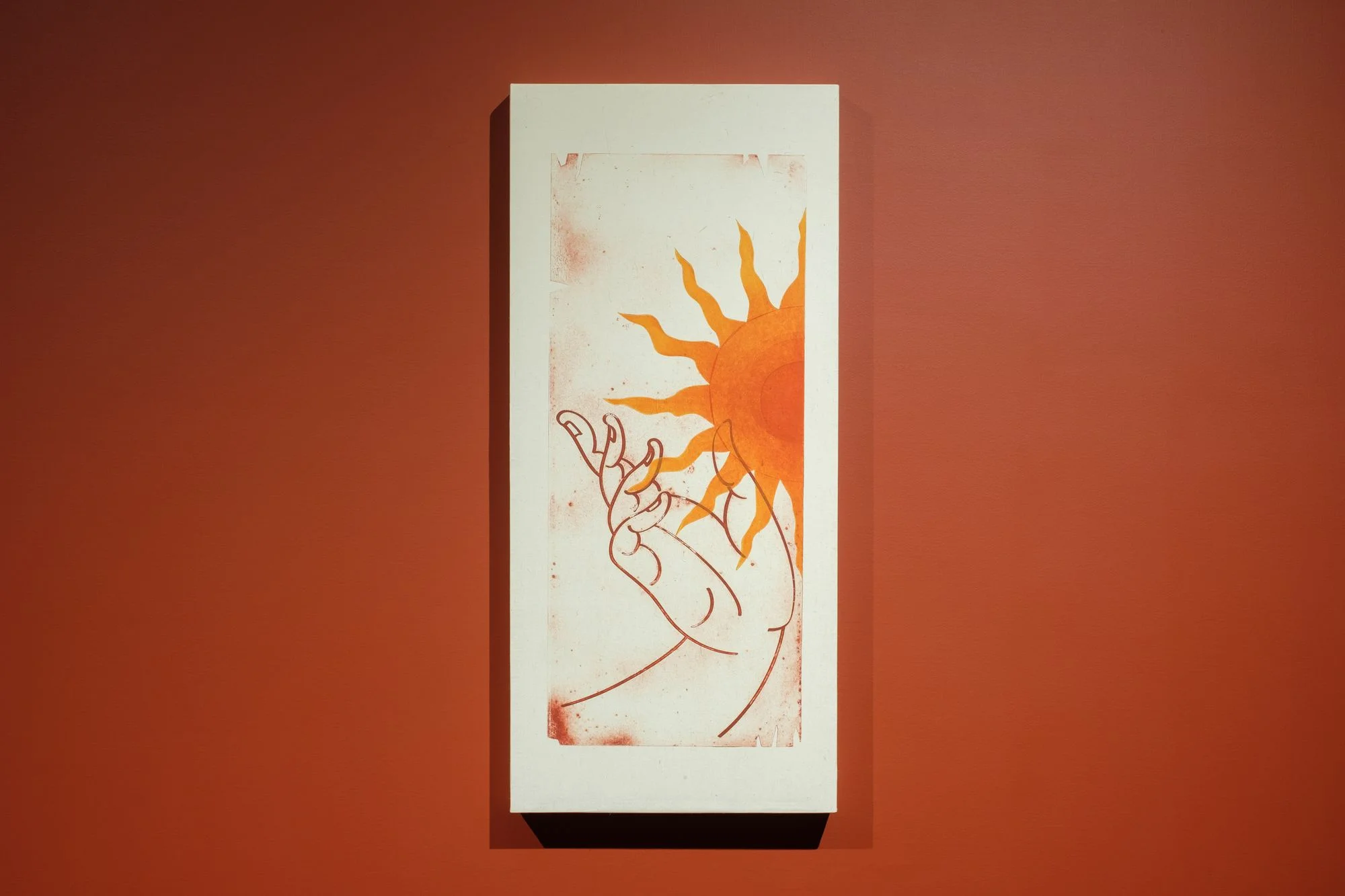 劉書妤《精神貫注:日、月、磚、柱》系列局部(圖片來源:藝術家提供)