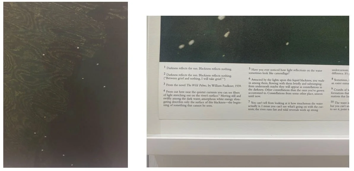 Roni Horn, Still Water (The River Thames, for Example) (detail), 1999, exhibition view, Winsing Art Place, 2023. Photo: Lin Pei-Yao.