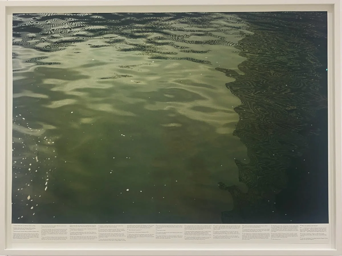 Roni Horn, Still Water (The River Thames, for Example), 1999, exhibition view, Winsing Art Place, 2023. Photo: Lin Pei-Yao.