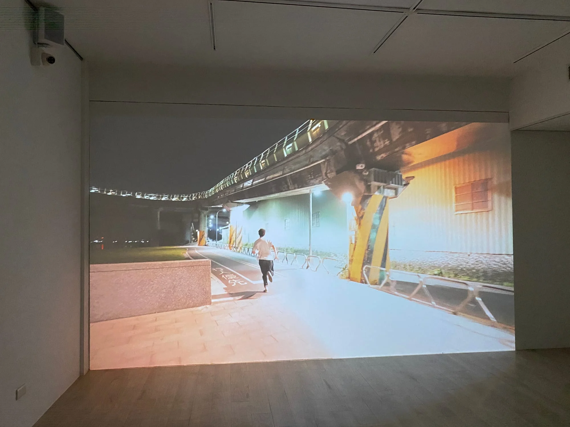 〈逃跑的人〉影像（攝影：林沛瑤）