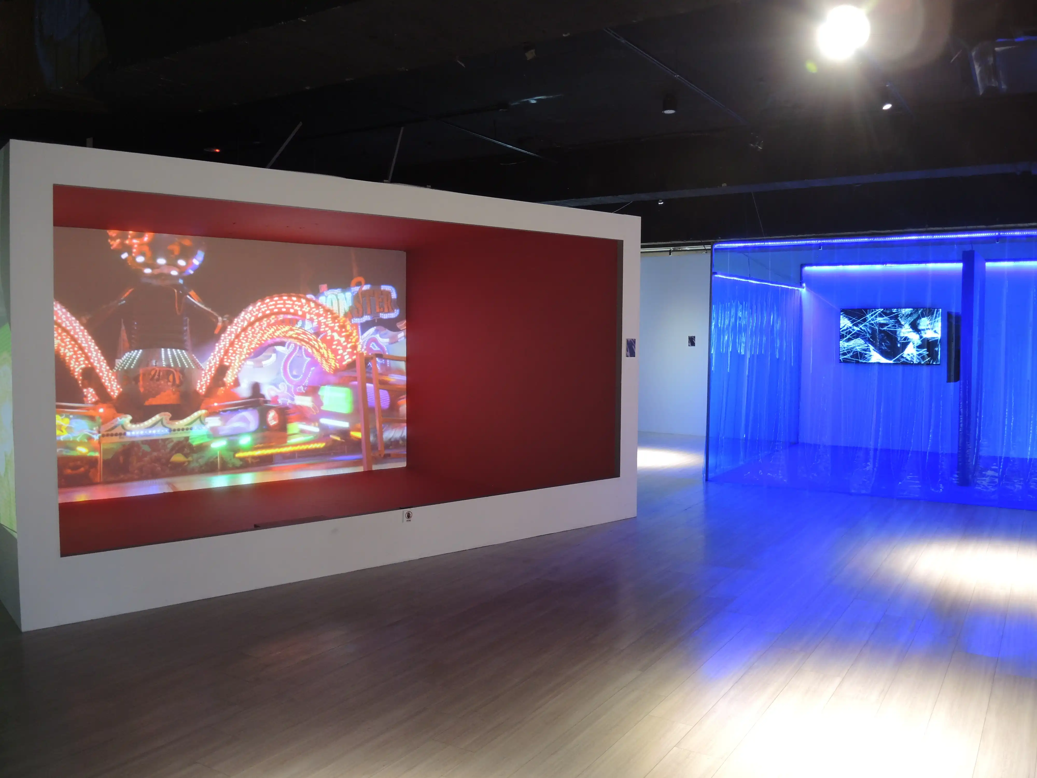 《渦流象限》府中15展場五樓(攝影:林沛瑤)